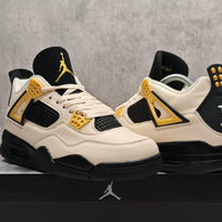 Mid Top Sneakers, Beige Black Yellow Colorway, Lace Up Design, Casual Gift for Sneaker Fans