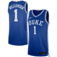 Zion Williamson Duke Blue Devils Alumni Player Limited Basketball Jersey - Royal