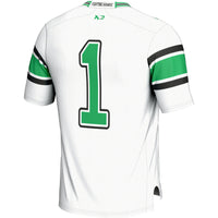 #1 North Dakota Endzone Football Jersey - White