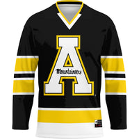 Appalachian State Mountaineers Hockey Jersey - Black