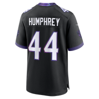 Baltimore Ravens Marlon Humphrey Black Alternate Game Jersey