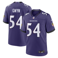 Baltimore Ravens Jovaughn Gwyn Purple Team Game Jersey