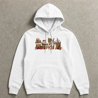 Gingerbread Latte Holiday Sweatshirt, Christmas Coffee Hoodie, Adorable Christmas Coffee Graphic Hoodie, Comfy Winter Coffee Lover Hoodie