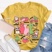 Speech Language Pathology Holiday Shirt, SLP Speech Therapy Christmas T-Shirt, Voice Stuttering Graphic Tee, SLP Therapist Present