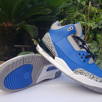 Low Top Sneakers, Blue Black Colorway, Lace Up Design, Casual Gift for Sneaker Fans
