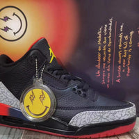 Sneakers, Black Colorway, Lace Up Design, Casual Gift for Sneaker Fans