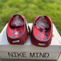 Slides, Burgundy Colorway, Slip On Design, Casual Gift for Shoe Lovers