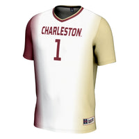 #1 Charleston Cougars Lightweight Soccer Jersey - White