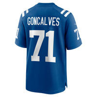 Indianapolis Colts Matt Goncalves Royal Game Jersey
