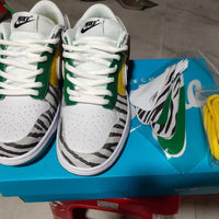 Low Top Sneakers, White Yellow Black Colorway, Glow in the Dark Detail, Lace Up Design, Casual Gift for Sneaker Fans