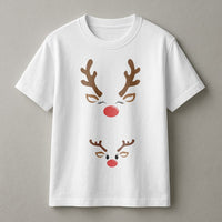 Christmas Baby Reveal T-Shirt, Reindeer Pregnancy Announcement T-Shirt, Adorable Mom and Baby Deer Shirt, Holiday Expecting Mom Graphic Tee