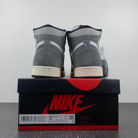 High Top Sneakers, Gray Black Colorway, Leather Footwear, Lace Up Design, Casual Gift for Sneaker Fans