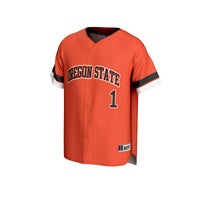 #1 Oregon State Beavers Collegiate Baseball Fashion Jersey - Orange