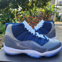 Sneakers, Blue Gray Colorway, Lace Up Design, Casual Gift for Sneaker Fans