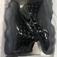 Sneakers, Black Colorway, Patent Leather Footwear, Lace Up Design, Casual Gift for Sneaker Fans