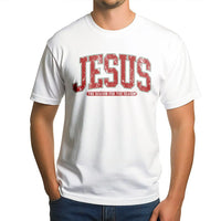 Vintage Christian Christmas Shirt, Jesus the Reason for the Season T-Shirt, Distressed Religious Graphic Tee, Faith Holiday Present T-Shirt