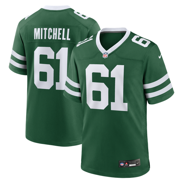 New York Jets Max Mitchell Legacy Green Team Game Jersey