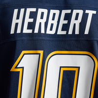 Los Angeles Chargers Justin Herbert Navy Alternate Super Chargers Game Player Jersey