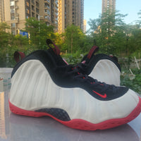 High Top Sneakers, White Black Red Colorway, Lace Up Design, Casual Gift for Sneaker Fans