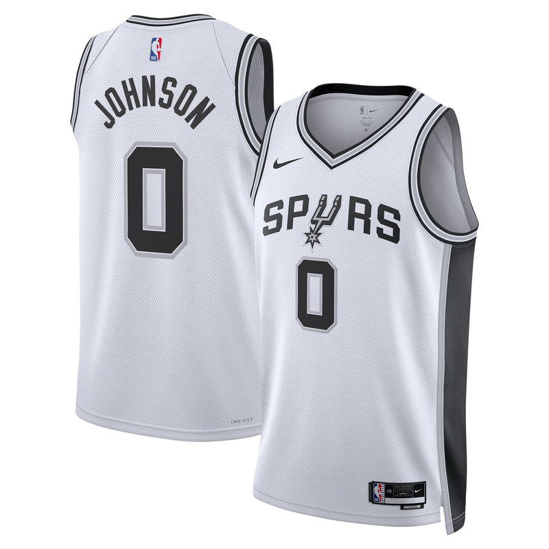 San Antonio Spurs Association Edition Swingman Jersey - White - Keldon Johnson