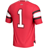 #1 Valdosta State Blazers Endzone Football Jersey - Red