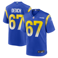 Los Angeles Rams Justin Dedich Royal Game Jersey