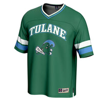 Tulane Green Wave Spirit Football Jersey - Green