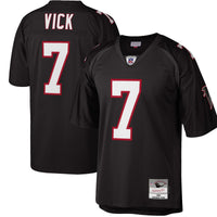 Atlanta Falcons Michael Vick Black Big & Tall 2002 Retired Player Replica Jersey