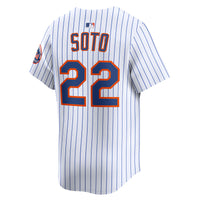 New York Mets Juan Soto White Home Limited Jersey