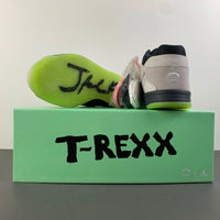 Low Top Sneakers, Neon Green Black Gray Colorway, Lace Up Design, Casual Gift for Sneaker Fans