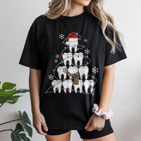 Tooth Santa Hat Holiday Shirt, Dentist Christmas T-Shirt, Dental Hygienist Graphic Tee, Humorous Dental Christmas T-Shirt, Dental Squad Present