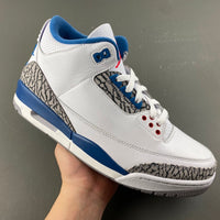 Retro Low Top Sneakers, Royal Blue White Colorway, Lace Up Design, Casual Gift for Sneaker Fans