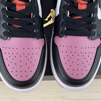 Low Top Sneakers, Burgundy Black White Colorway, Lace Up Design, Casual Gift for Sneaker Fans