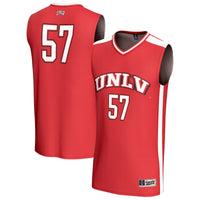 #57 UNLV Rebels Lightweight Collegiate Basketball Fashion Jersey - Cardinal