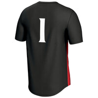 #1 Cincinnati Bearcats Lightweight Collegiate Soccer Fashion Jersey - Black