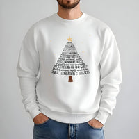 Progressive Activism Tree Sweater, Social Justice Christmas Sweatshirt, Human Rights Xmas Crewneck, Liberal Holiday Pullover Present