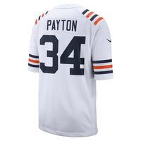 Chicago Bears Walter Payton White Retired Player Alternate Game Jersey