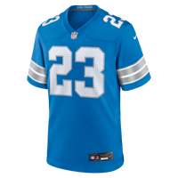 Detroit Lions Rock Ya-Sin Blue Team Game Jersey