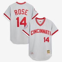 Cincinnati Reds Pete Rose Gray 1976 Authentic Jersey
