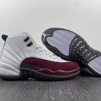 Sneakers, Burgundy White Colorway, Lace Up Design, Casual Gift for Sneaker Fans