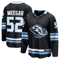 Utah Mammoth MacKenzie Weegar Black Home Breakaway Jersey