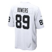 Las Vegas Raiders Brock Bowers White Game Jersey
