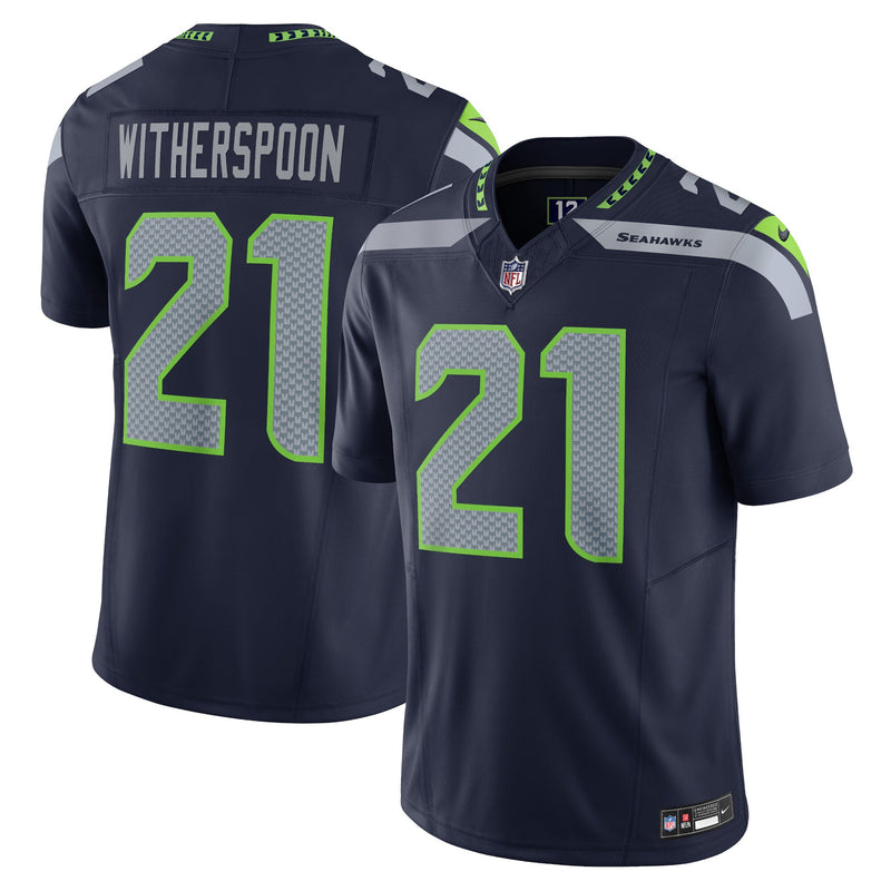 Seattle Seahawks Devon Witherspoon Navy Limited Jersey