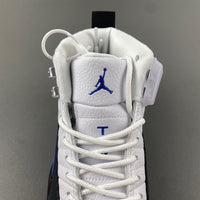 Low Top Sneakers, Blue White Black Colorway, Leather Footwear, Lace Up Design, Casual Gift for Sneaker Fans