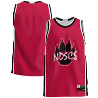 North Dakota College Wildcats Lightweight Basketball Jersey - Red