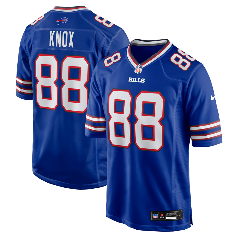 Buffalo Bills Dawson Knox Royal Game Player Jersey