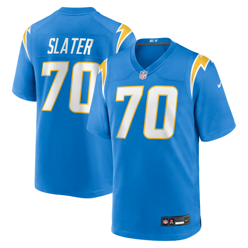 Los Angeles Chargers Rashawn Slater Powder Blue Game Jersey