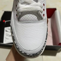Retro Low Top Sneakers, White Gray Colorway, Lace Up Design, Casual Gift for Sneaker Fans