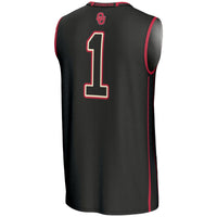 #1 Oklahoma Sooners Lightweight Basketball Jersey - Black