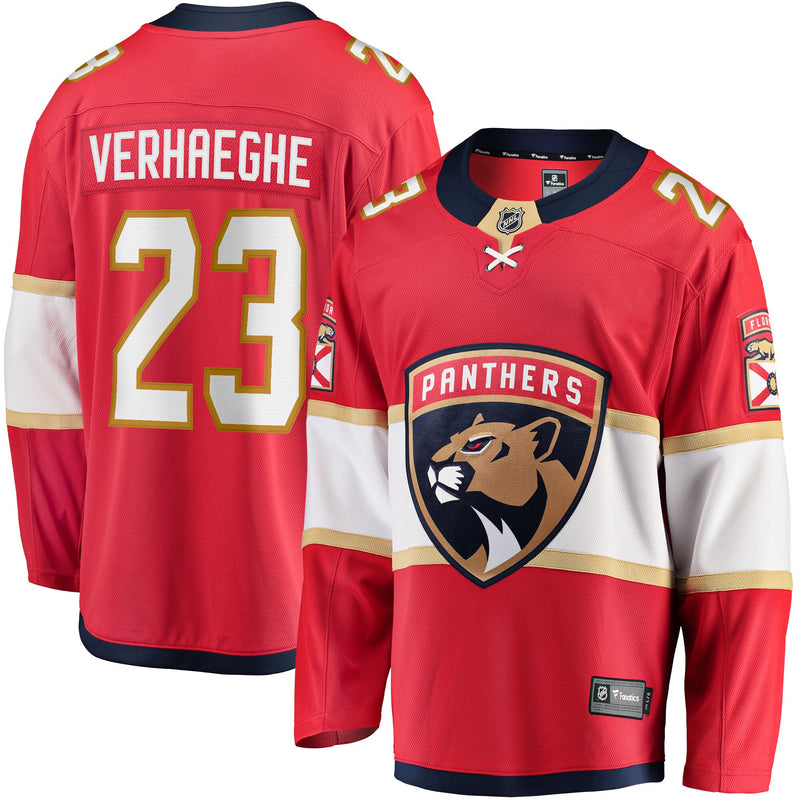 Florida Panthers Carter Verhaeghe Red Home Breakaway Jersey